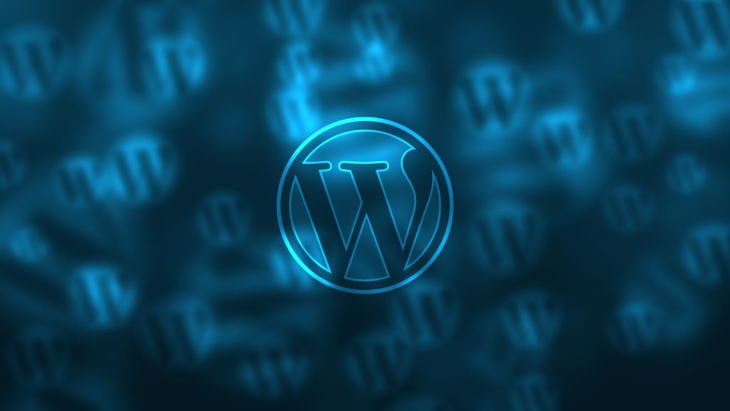 wordpress banner with dark blue background